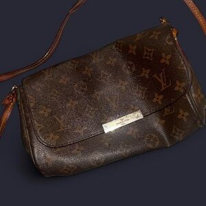 Louis Vuitton Monogram Canvas Crossbody in Dark Brown